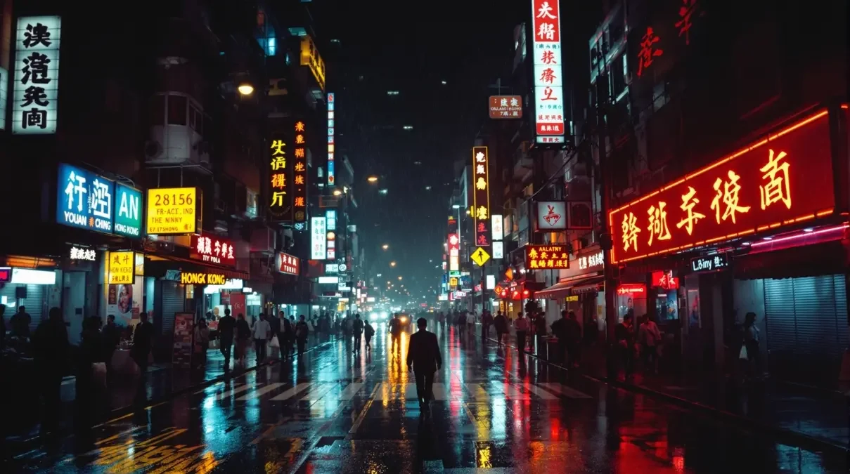霓虹雨夜 · 都市迷离 - 八度影视高清画廊
